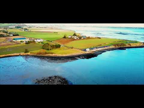 Drone footage of Newtownards, Strangford Lough, Scrabo Tower and Island Hill, Northern Ireland.