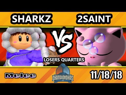 DHATL18 SSBM - Sharkz (Ice Climbers) Vs. MNT | 2saint (Jigglypuff) - Smash Melee Losers Quarters