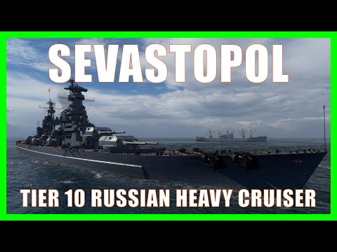 Sevastopol Soviet Russian Heavy Cruiser World of Warships Wows Review