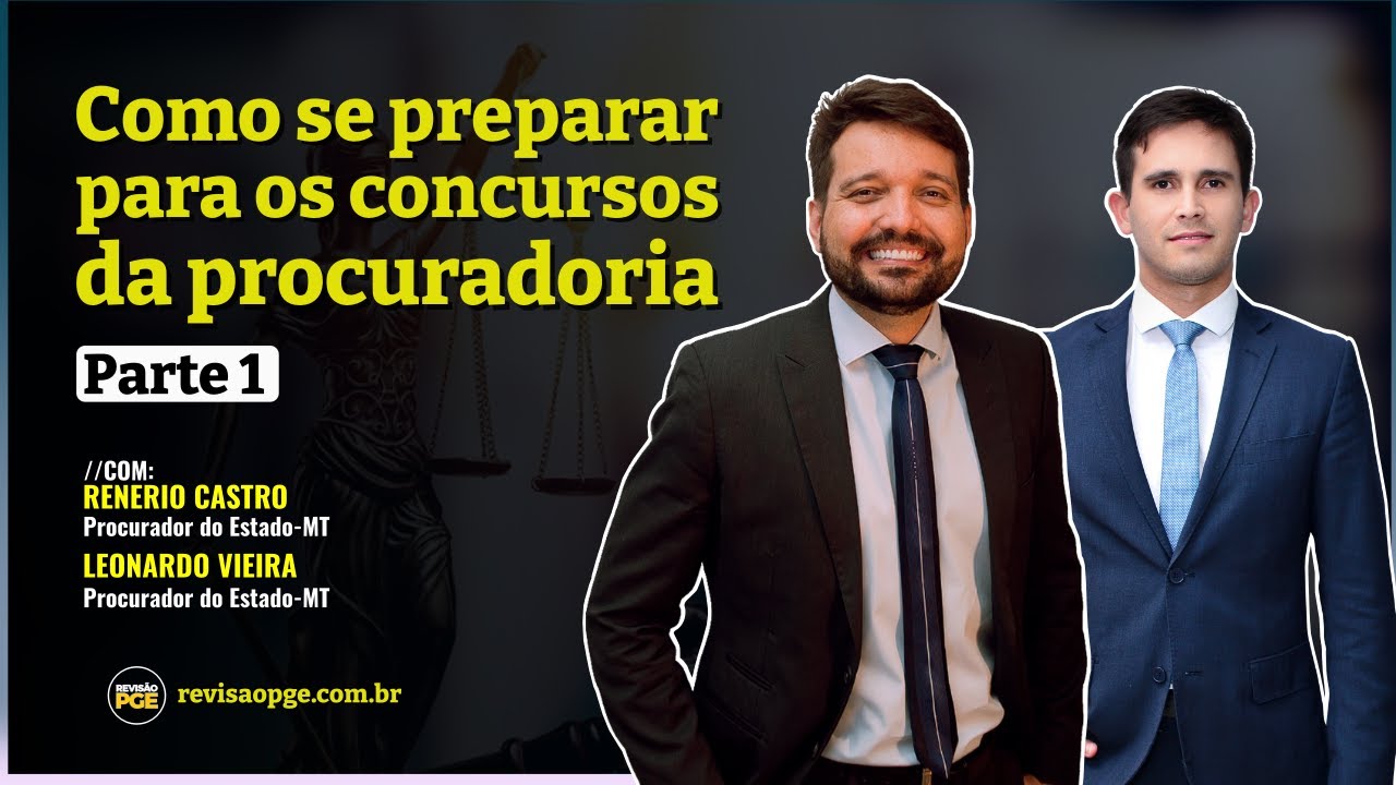 COMO SE PREPARAR PARA OS CONCURSOS DE PROCURADORIA 🤔