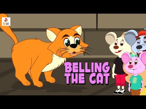 English Stories For Kids | Belling The Cat | Animated Kids Stories For Children