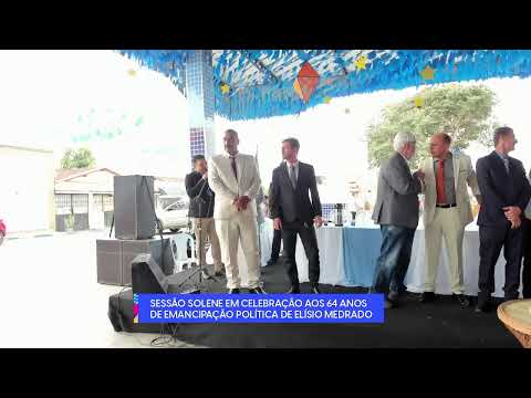 Sessão Solene da Câmara de Vereadores de Elísio Medrado-BA - 20/07/2026