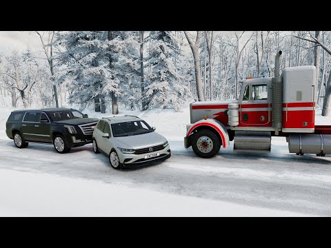BeamNG Drive - Realistic Crossroad Crashes #3
