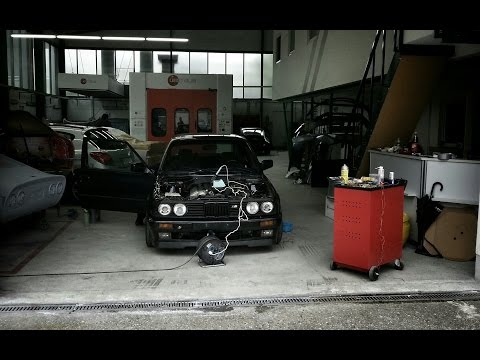 BMW e30 mit M50B25 Soundcheck nach Umbau