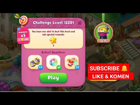 GARDENSCAPES CHALLENGE LEVEL 12201 | MARI MAIN BERSAMA