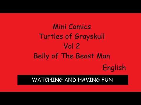 Mini Comics Turtles of Grayskull Vol 2 Belly of The Beast Man (ENG)