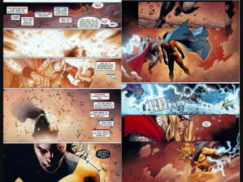 Thor Vs Sentry From Siege #3 and Thor #608