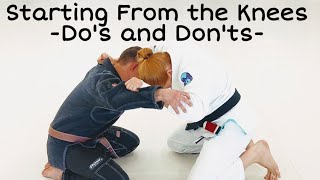 Starting From the Knees - Do's and Don'ts - Leviathan Brazilian Jiu-Jitsu Chattanooga 