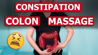 How to Massage Out Your Stuck Poop | FIX CONSTIPATION