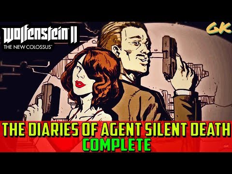 Wolfenstein 2: The New Colossus DLC (The Diaries of Agent Silent Death) Full Complete Gameplay Story