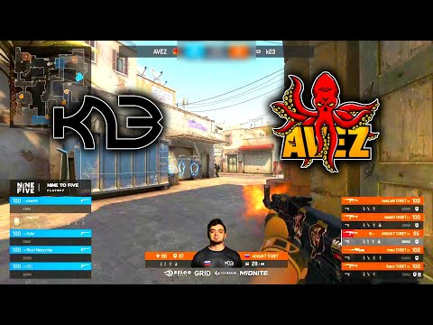 K23 vs AVEZ - MIDNITE Nine to Five 7 - DUST 2 Highlights