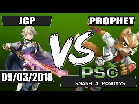 PSG Smash 4 Monday: JGP (Corrin/Mario) vs Prophet (Fox/Cap. Falcon) - Winners Round 2
