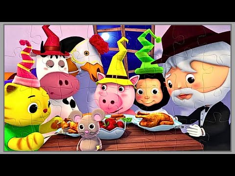 A Crooked Man | Puzzle | Nursery Rhymes | Little Baby Bum
