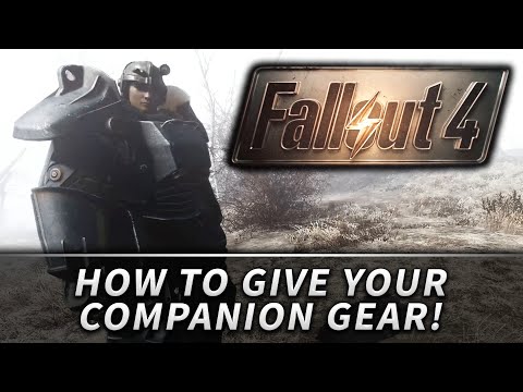 Fallout 4 : How to Give Your Companion BETTER GEAR!