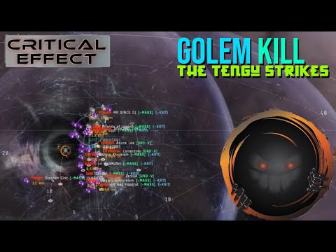 Golem Kill || Wormhole PVP || Critical Effect☄️