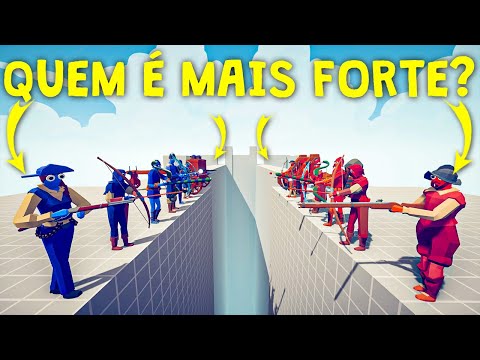 TORNEIO DE ATIRADORES! - Totally Accurate Battle Simulator (TABS)