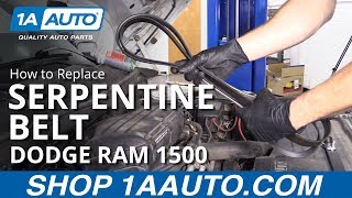 How to Replace Serpentine Belt 94-02 Dodge Ram 1500