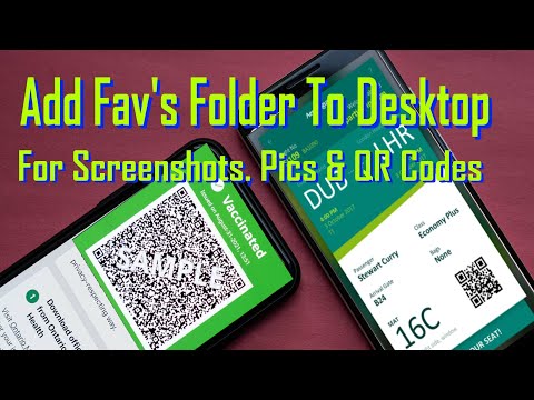 Add Favorites Folder to Home Screen - Quick Access Screenshots Photos on Android Home Screen