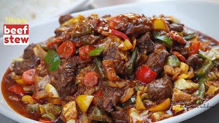 Easy quick Beef and Vegetable Stew. Beef Sauce