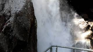 Wassserfall Bérard Le Buet Vallorcine Mont Blanc Frankreich