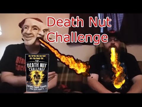 Death Nut Challenge extreme hot nuts