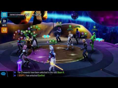 cosmic crucible room 4 infinity watch vs dad bros marvel strike force