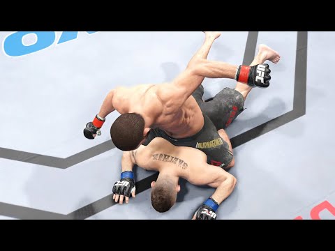 Khabib vs. Justin Gaethje - Full Fight (EA Sports UFC 4)