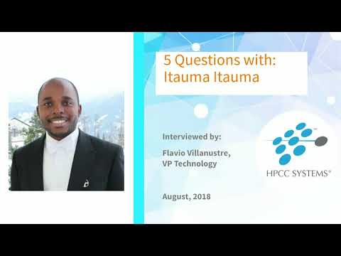 HPCC Systems Community Focus - 5 Questions with Itauma Itauma, Wayne State University