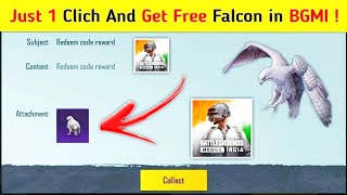 just 1 click & get free falcon in bgmi 😮 | how to get free falcon in bgmi 2024 | free falcon in bgmi
