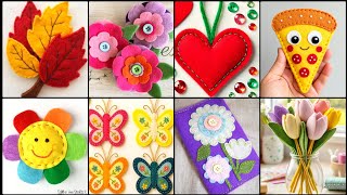 Creative Felt Fabric Crafts | Easy DIY Felt Projects, Handmade Decorations & Home Decor Ideas 💖