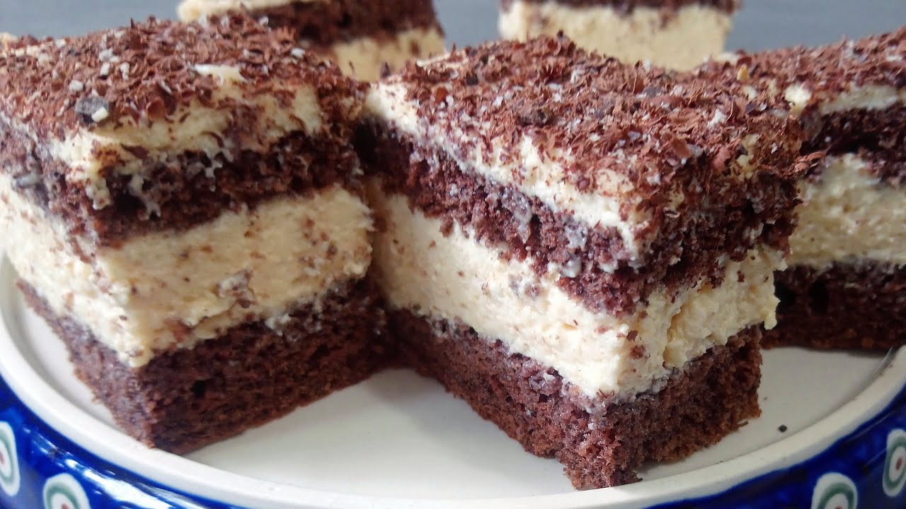 Ciasto Amaretto - deser z pysznym kremem idealny do kawy