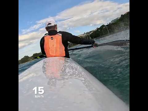 Windy day! #surfski #roughsea #kayaker #newzealand