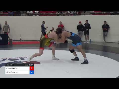 70 Kg Rnd Of 64 - Jarrett Jacques, Tiger Style Wrestling Club Vs Fidel Mayora, Cliff Keen Wrestlin