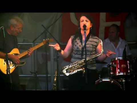 Saxophonist Patsy Gamble and her band live at Stroud Fringe Festival 2012