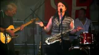 Saxophonist Patsy Gamble and her band live at Stroud Fringe Festival 2012