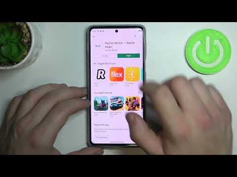 Hide Front Camera Screen Area - Nacho Notch App on MOTOROLA Edge 20 Pro