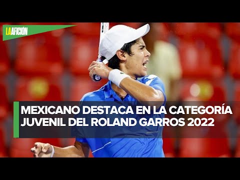 El mexicano Rodrigo Pacheco cayó en cuartos de final de Juniors de Roland Garros