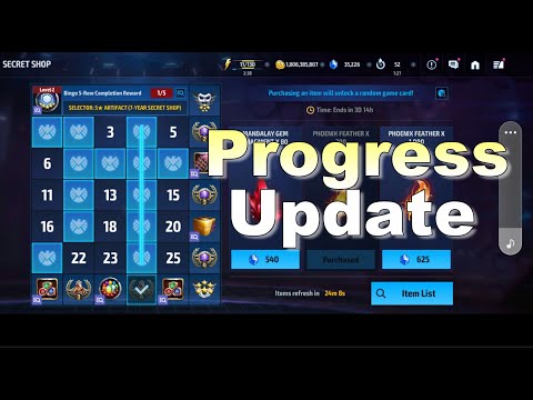 Secret Shop Progress Update