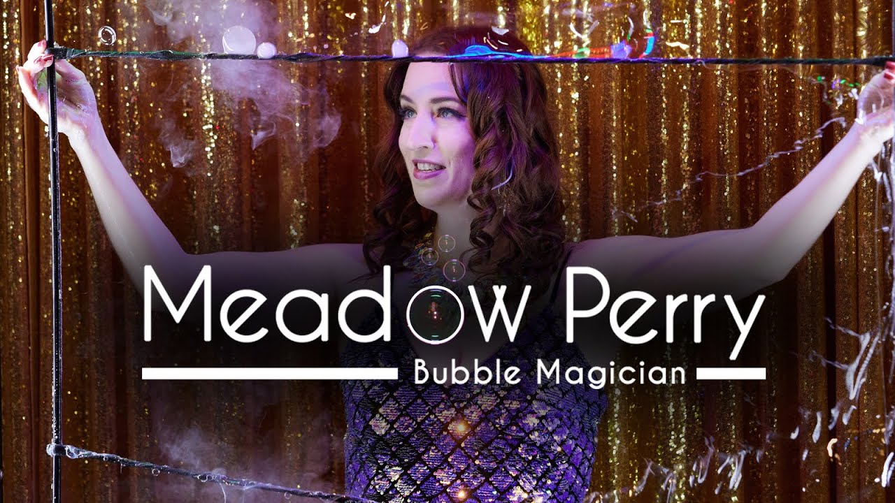 Promotional video thumbnail 1 for Meadow Perry | Magician | Bubble Artist