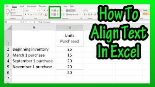 How To Align (Vertically And Horizontally) Text In Cells In Excel Explained