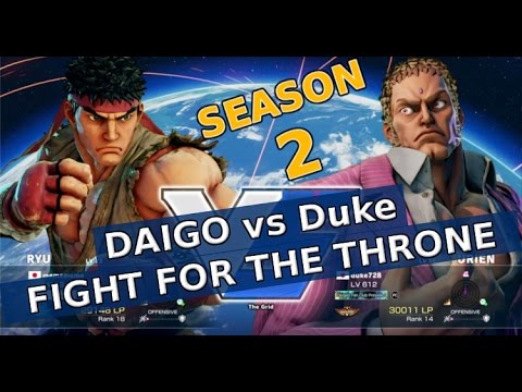 SFV Season 2 DAIGO vs DUKE Ranked Best of 3