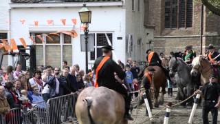 preview picture of video 'Ringrijden Tholen Koningsdag 2014'