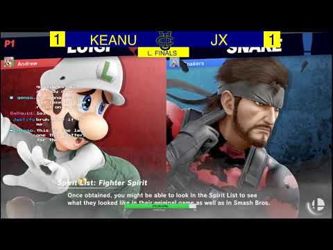 UCI WIFI #20 - Keanu (Luigi) vs JX (Snake) [L. Finals]