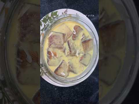 Bread custard dry fruit( dessert )recipe || easy to make and delicious 🤤 ##ramadankareem2024