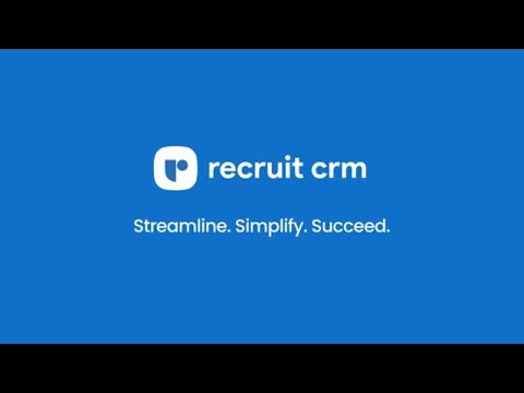 Recruit CRM video preview