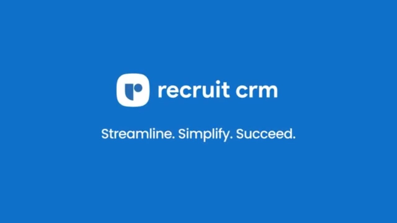 Recruit CRM demo video