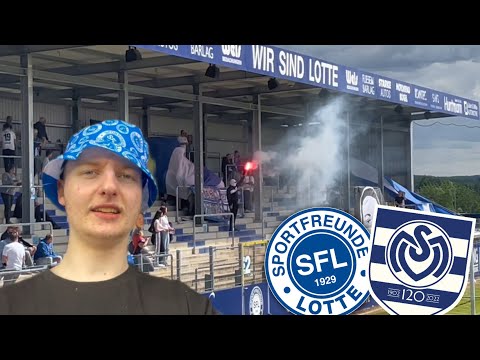 Duisburg nimmt lotte ein! | SF Lotte vs MSV Duisburg Stadionvlog