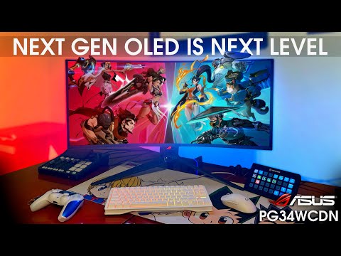 ASUS PG34WCDN Early Impressions | 360Hz RGB OLED Ultrawide?! 