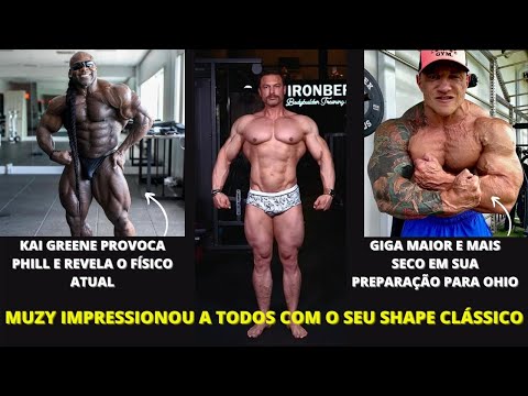 PAULO MUZY REVELOU O SHAPE ATUAL E IMPRESSIONOU + GIGA MUITO SECO RUMO AO ARNOLD OHIO!!