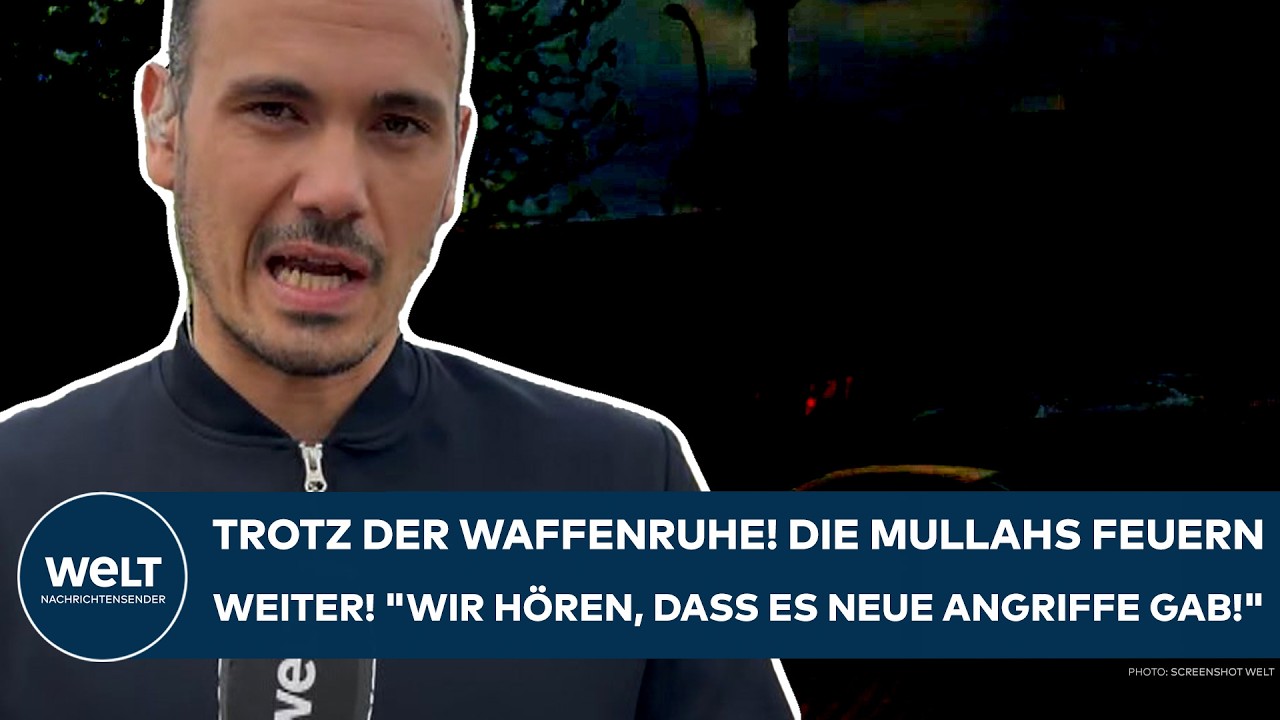 IRAN-KRIEG: Trotz der Waffenruhe! Die Mullahs feuern weiter! "Wir hören, dass es neue Angriffe gab!"